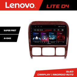 Navigatie Android Mercedes Clasa S W220 1998-2005 Lenovo 4+64 GB