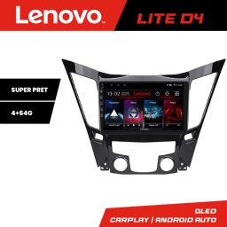 Navigatie Hyundai Sonata 2011-2015 Lenovo Lite D4 4+64 GB Android