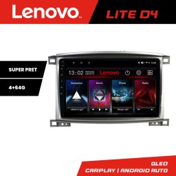 Navigatie Toyota Land Cruiser L100 2002-2008 Lenovo 4+64 GB Android