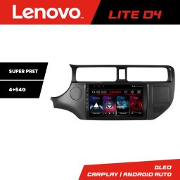Navigatie Android Lenovo pentru Kia Rio 2011-2014, 4GB RAM, 64GB