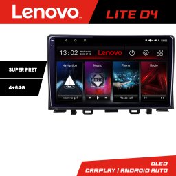 Navigatie Android Kia Rio 2019+ cu GPS, radio si 4GB RAM 64GB Lenovo