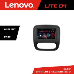 Navigatie Android Lenovo 4+64 GB pentru Renault Trafic 2014-2017