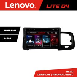 Navigatie Android Volvo S60 2008-2014 Lenovo Lite D4, 4+64 GB