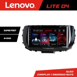 Navigatie auto Kia Soul 2020+ Lenovo Lite D4, Android 4GB RAM 64GB