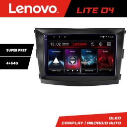 Navigatie Android SsangYong Tivoli 2015-2019, GPS, 4GB RAM, 64GB, Lenovo