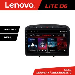 Navigatie Android Peugeot 308 2008-2013 Lenovo Lite D6 6+128 GB