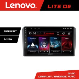 Navigatie Android Audi A3 8P Lenovo Lite D6, 6+128 GB, Waze, Bluetooth