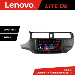 Navigatie Android Kia Rio 2011-2013 Lenovo Lite D6, 6GB RAM, 128GB
