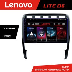 Navigatie Android Porsche Cayenne 2002-2011 Lenovo Lite D6, 6+128 GB