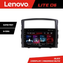 Navigatie Android Lenovo Lite D6 pentru Mitsubishi Pajero 2006-2018, 6+128 GB