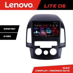 Navigatie Android Hyundai i30 2009-2012 pentru clima manuala, 6+128GB