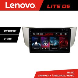 Navigatie Android Lexus RX 2003-2009 Lenovo Lite D6, 6+128 GB