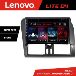 Navigatie Volvo XC60 2014-2018 Lenovo Android 4+64 GB cu Waze