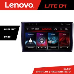 Navigatie Android Ford Fiesta 2017-2022 Lenovo 4+64 GB cu Waze si USB