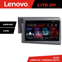 Navigatie Audi A6 C6 2004-2010 Lenovo QLED 4+64GB CarPlay Android Auto