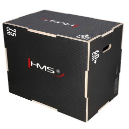 Cutie pliometrica HMS DSC02 din lemn, 3 înaltimi, 75 x 60 x 50 cm