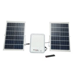 Proiector LED solar 150W cu telecomanda si baterie 3.2V 40Ah Breckner