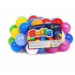 Set 50 mingi colorate 6 cm pentru piscina cu bile si joaca copii