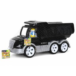Basculanta de jucarie Mati neagra cu bena rabatabila, 53 cm