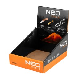 Cutit survival cu mini lanterna compacta, pliabil, NEO TOOLS