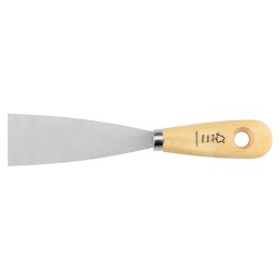 Spaclu pentru glet Topex 40 mm cu maner din lemn pentru finisaje
