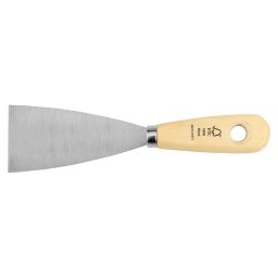 Spaclu pentru glet Topex 50 mm, cu maner din lemn pentru finisare precisa