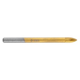 Burghiu universal TiN 6 mm pentru lemn, metal, beton si ceramica