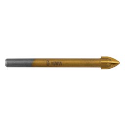 Burghiu universal TiN 8 mm Graphite pentru lemn, metal, beton si ceramica