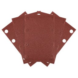 Hartie abraziva Velcro dreptunghiulara P120, 80 x 130 mm, 8 gauri, 5 buc