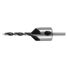 Burghiu sanfrenat pentru lemn Graphite 4 mm/16 mm, coada cilindrica