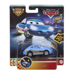 Masinuta luminoasa Sally Disney Pixar Cars, scara 1:55, Mattel