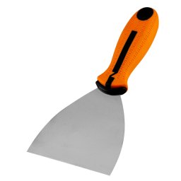 Spaclu din otel inoxidabil 100 mm cu maner bi-material ergonomic