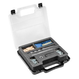 Set pentru imbinari invizibile in lemn Graphite, 76 piese, cu geanta