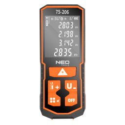 Telemetru cu laser NEO TOOLS 100 m, IP54, precizie ±2 mm