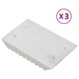 Piepteni de curry, 3 buc., argintiu, aluminiu GartenMobel Dekor