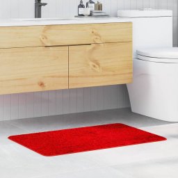 Covoare de baie anti-derapante Rosu 60 x 90 cm PP GartenMobel Dekor