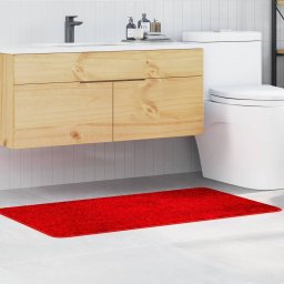 Covoare de baie anti-derapante Rosu 70 x 120 cm PP GartenMobel Dekor