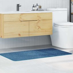 Covoare de baie anti-derapante albastru 70 x 120 cm PP GartenMobel Dekor