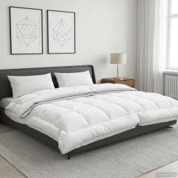 Pilota TRIER 200x220cm 4 anotimpuri 140+220GSM Alb GartenMobel Dekor