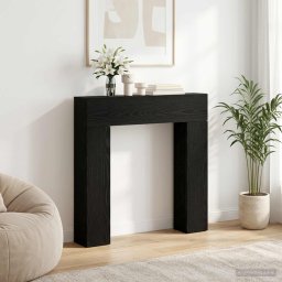 Cadru pentru semineu Stejar Negru 102 x 18 x 100,5 cm GartenMobel Dekor