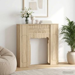 Cadru pentru semineu Stejar Sonoma 93 x 20 x 89 cm GartenMobel Dekor