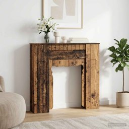 Cadru pentru semineu Lemn vechi 93 x 20 x 89 cm Lemn prelucrat GartenMobel Dekor