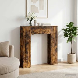 Cadru pentru semineu Stejar fumuriu 102 x 20 x 102 cm GartenMobel Dekor