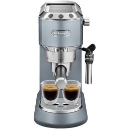 Espressor Manual Delonghi EC 785.AE Dedica Metallics Rezervor Apa 1.1L Presiune 15Bar 1300W Albastru Deschis