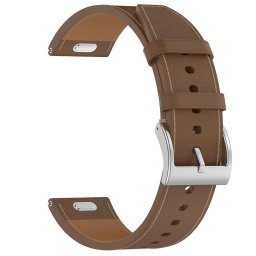 Curea pentru Samsung Galaxy Watch (46mm)/Watch 3/Gear S3, Huawei Watch GT/GT 2/GT 3 (46mm) - Techsuit Watchband 22mm (W073) - Brown