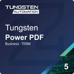 Tungsten Power PDF 5 Business TERM Corporate 1 an 5 - 24 User