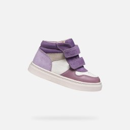 Pantofi Geox Nashik violet pentru fete