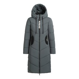 khujo Palton de iarnă 'Aribay4 Light-YM' gri / negru