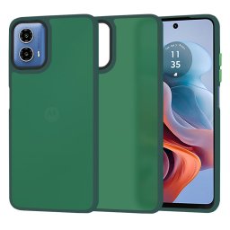 Husa de protectie Techsuit HaloFrost Series compatibil cu Motorola Moto G34 / Moto G45, Bleumarin Green