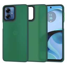 Husa de protectie Techsuit HaloFrost Series compatibil cu Motorola Moto G14, Bleumarin Green
